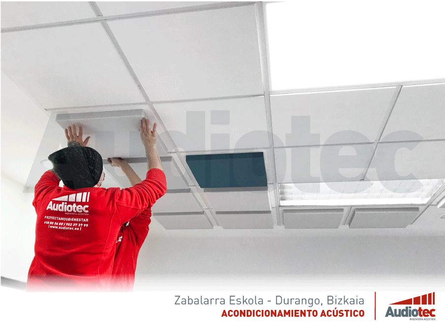 acústica en centros escolares.