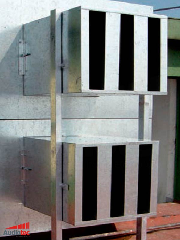 Silenciador Acústico Rectangular